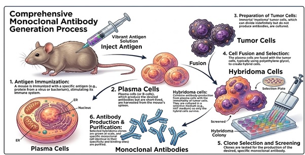 Hybridoma Cell Technology for Monoclonal Antibodies production